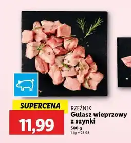 Lidl Gulasz wieprzowy z szynki oferta