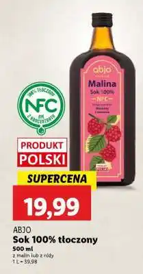 Lidl ABJO Sok 100% tłoczony oferta