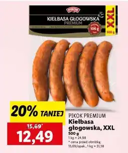 Lidl Kiełbasa głogowska, XXL oferta