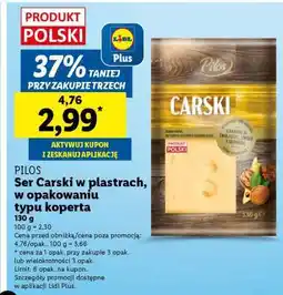 Lidl Ser Carski w plastrach, w opakowaniu typu koperta oferta