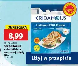 Lidl ERIDANOUS Ser halloumi z dodatkiem suszonej mięty oferta