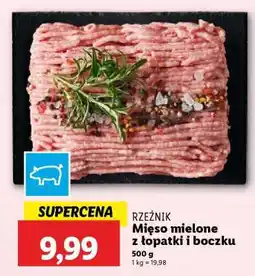 Lidl Mięso mielone z łopatki i boczku oferta