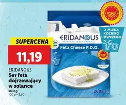 Lidl ERIDANOUS Ser feta dojrzewający w solance oferta
