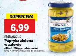 Lidl ERIDANOUS Papryka zielona w zalewie oferta