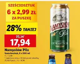 Lidl Namysłów Pils oferta