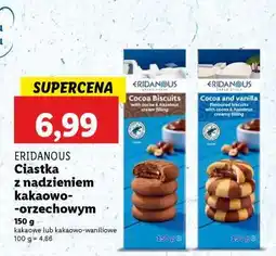 Lidl Eridanous Ciastka z nadzieniem kakaowo-orzechowym oferta