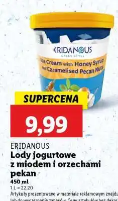 Lidl ERIDANOUS Lody jogurtowe z miodem i orzechami pekan oferta