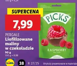 Lidl PERGALE Liofilizowane maliny w czekoladzie oferta
