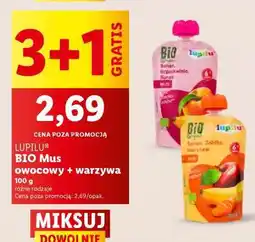 Lidl LUPILU BIO Mus owocowy + warzywa oferta