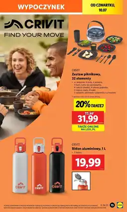 Lidl Zestaw piknikowy Crivit oferta