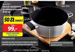 Lidl Garnek ze szklaną pokrywką 24 cm Masterpro oferta