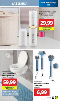 Lidl Deska sedesowa wolnoopadająca Livarno Home oferta