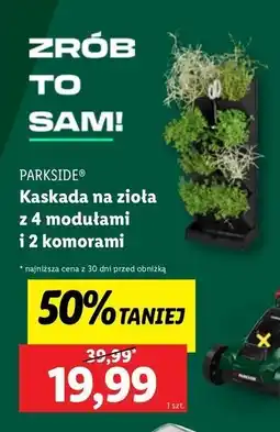 Lidl Kaskada na zioła Parkside oferta