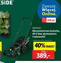 Lidl Kosiarka akumulatorowa 40 v Parkside oferta