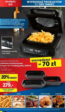 Lidl Frytkownica beztłuszczowa z funkcją grilla 2460 w Silvercrest oferta