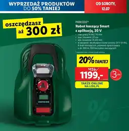 Lidl Robot koszący 20 v Parkside oferta