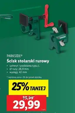 Lidl Ścisk stolarski rurowy Parkside oferta