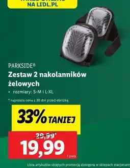 Lidl Nakolanniki ochronne Parkside oferta