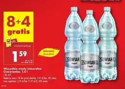 Biedronka Woda lekko gazowana Cisowianka oferta