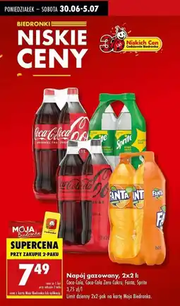 Biedronka Napój Sprite oferta