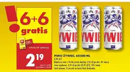 Biedronka Piwo Żywiec Jasne Pełne oferta
