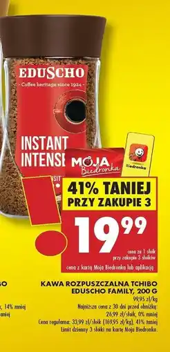 Biedronka Kawa Eduscho Cafe Instant Intense oferta