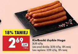 Biedronka Kiełbaski śląskie Haga oferta