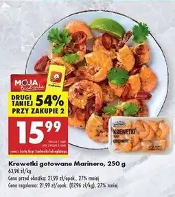 Biedronka Krewetki białe gotowane Marinero oferta