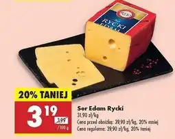 Biedronka Ser rycki edam Ryki oferta