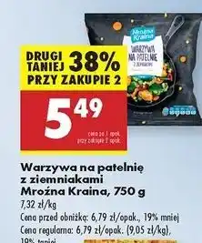 Biedronka Warzywa na patelnie z ziemniakami Mroźna Kraina oferta