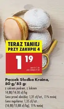 Biedronka Pączek z lukrem Słodka Kraina oferta