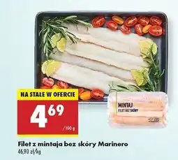 Biedronka Mintaj filet bez skóry Marinero oferta