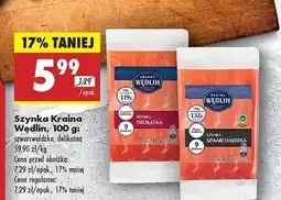 Biedronka Szynka szwarcwaldzka Kraina Wędlin oferta