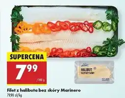 Biedronka Halibut filet bez skóry Marinero oferta