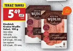 Biedronka Kindziuk z pieprzem Kraina Wędlin Select oferta