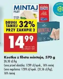 Biedronka Mintaj kostka Abramczyk oferta