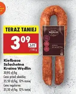 Biedronka Kiełbasa szlachetna Kraina Wędlin Select oferta