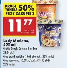 Biedronka Lody caramel bon Marletto oferta
