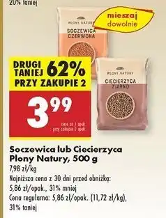 Biedronka Ciecierzyca ziarno Plony Natury oferta
