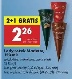 Biedronka Lody orzech włoski Marletto oferta