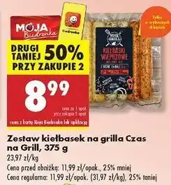 Biedronka Zestaw kiełbasek Czas Na Grill oferta