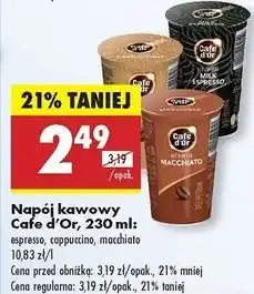 Biedronka Napój kawowy macchiato Cafe D'or oferta