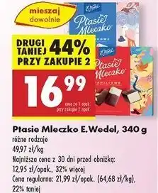 Biedronka Czekoladki śmietankowe E. Wedel Ptasie Mleczko oferta