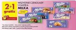 Biedronka Ciastka z kawałkami czekolady Milka Pieguski oferta