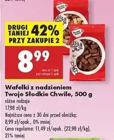 Biedronka Wafle wanilia Twoje Słodkie Chwile oferta