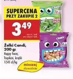 Biedronka Żelki krążki jabłkowe Candi (Biedronka) oferta
