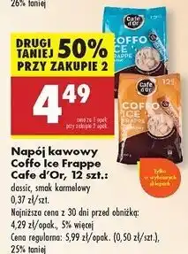 Biedronka Kawa frappe karmelowa Cafe D'or Coffo Ice oferta