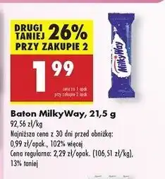 Biedronka Baton mleczny Milky Way oferta