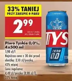 Biedronka Piwo Tyskie 0.0% oferta