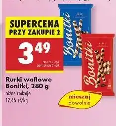 Biedronka Rurki z kremem śmietankowym Bonitki oferta